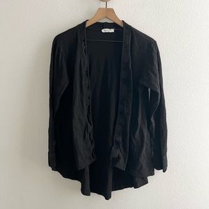 WILT Black Open Cardigan